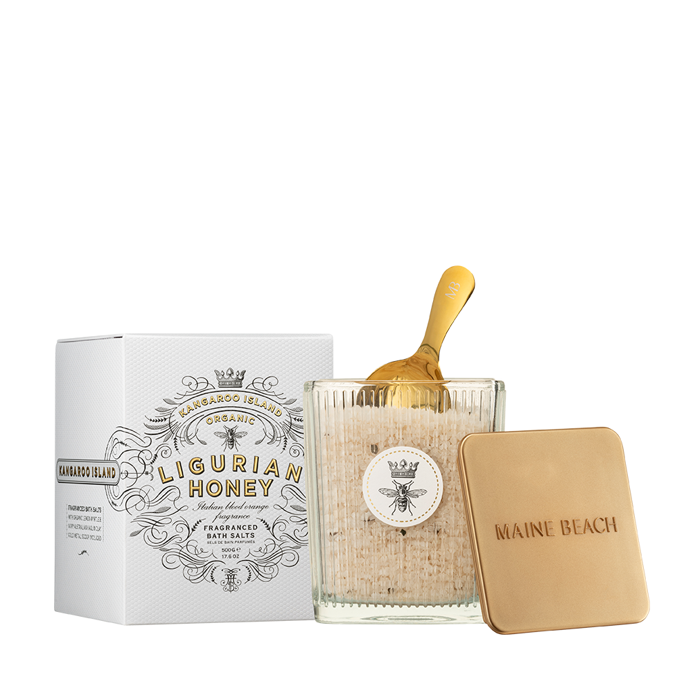 Ligurian Honey Fragranced Bath Salts 500g